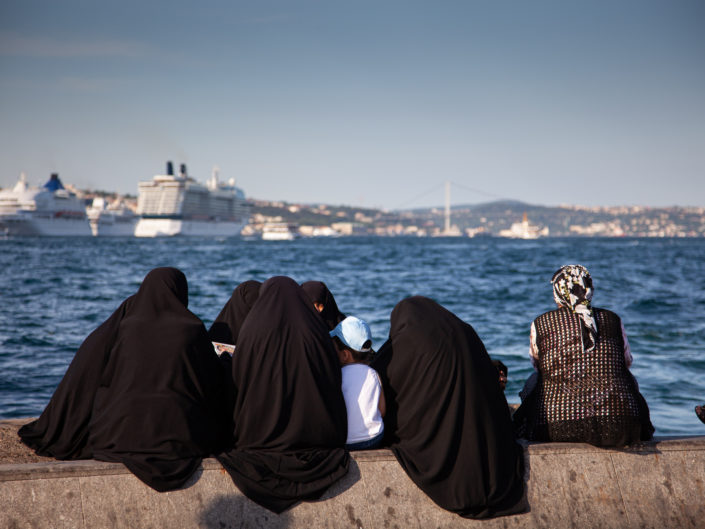 Une pose sur les bords du Bosphore